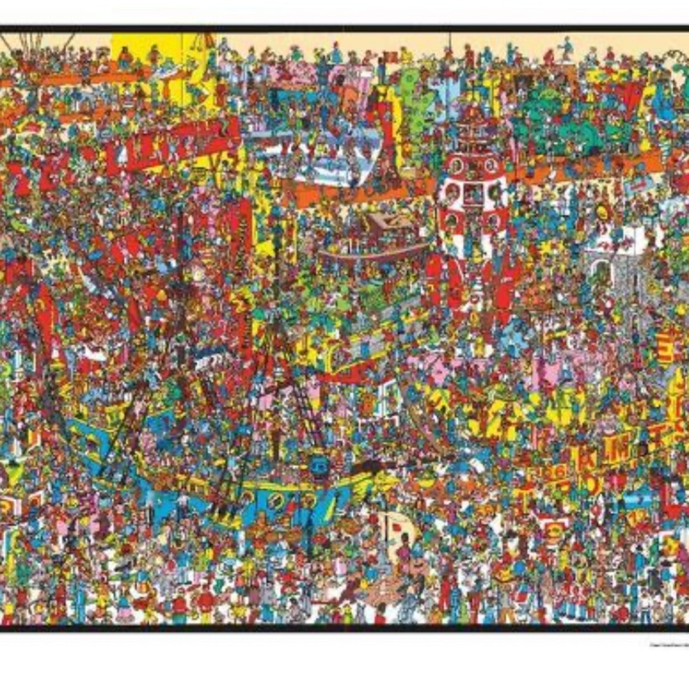 22.375” x 34” Where’s Waldo? Poster